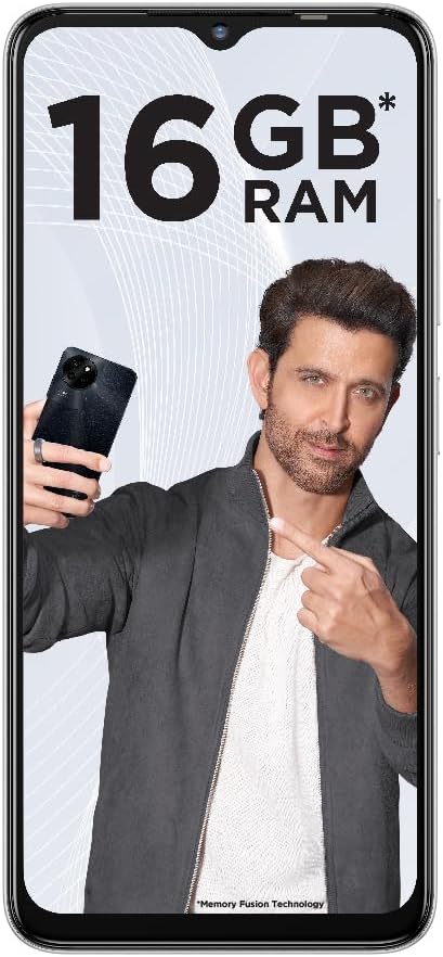 Itel S23 (8GB RAM + 128GB ROM, Up to 16GB RAM with Memory Fusion | 50MP AI Dual Rear Camera | 5000mAh Battery with Type-C Charging | 90 Hz Display) - Mystery White