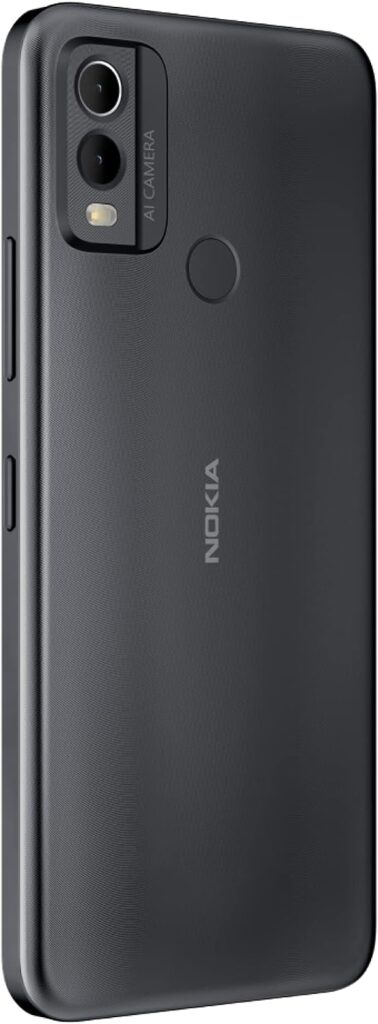 Nokia C22 | 3-Day Battery Life | 6GB RAM (4GB RAM + 2GB Virtual RAM) | 13 MP Dual Rear AI Camera with Night Portrait Mode | IP52 | Charcoal