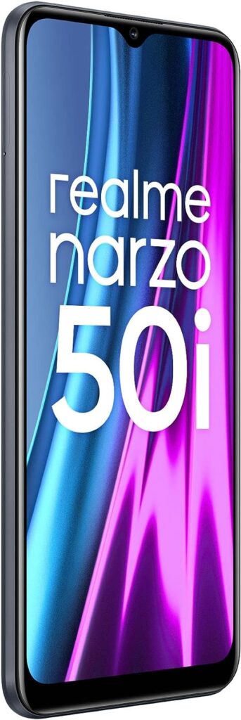 realme narzo 50i (Carbon Black, 4GB RAM+64GB Storage) Octa Core Processor | 6.5 inch Large Display