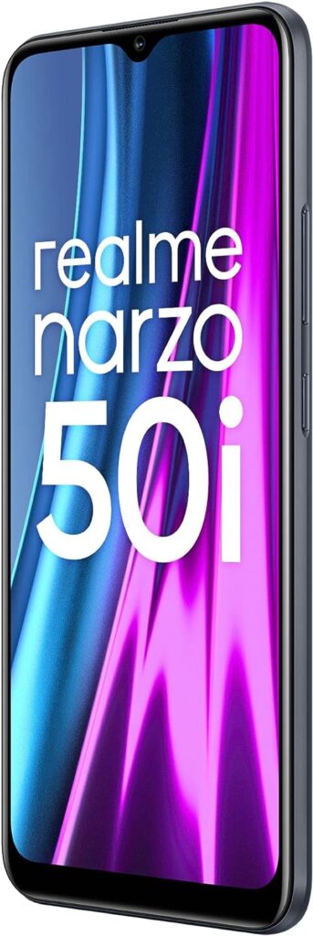 realme narzo 50i (Carbon Black, 4GB RAM+64GB Storage) Octa Core Processor | 6.5 inch Large Display