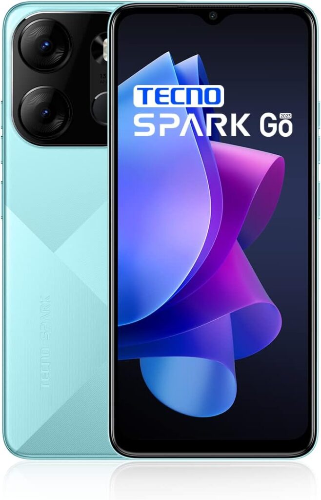 TECNO Spark Go 2023 (Uyuni Blue, 3GB RAM,32GB Storage) | 5000mAh Battery | 6.56 HD+ Display | 13MP Dual Rear Camera | Type C Port