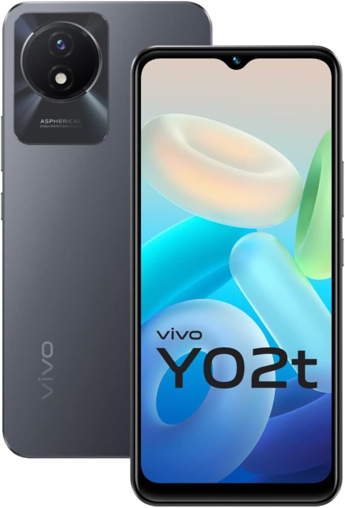 Vivo Y02t (Cosmic Grey, 4GB RAM, 64GB Storage) with No Cost EMI/Additional Exchange Offers