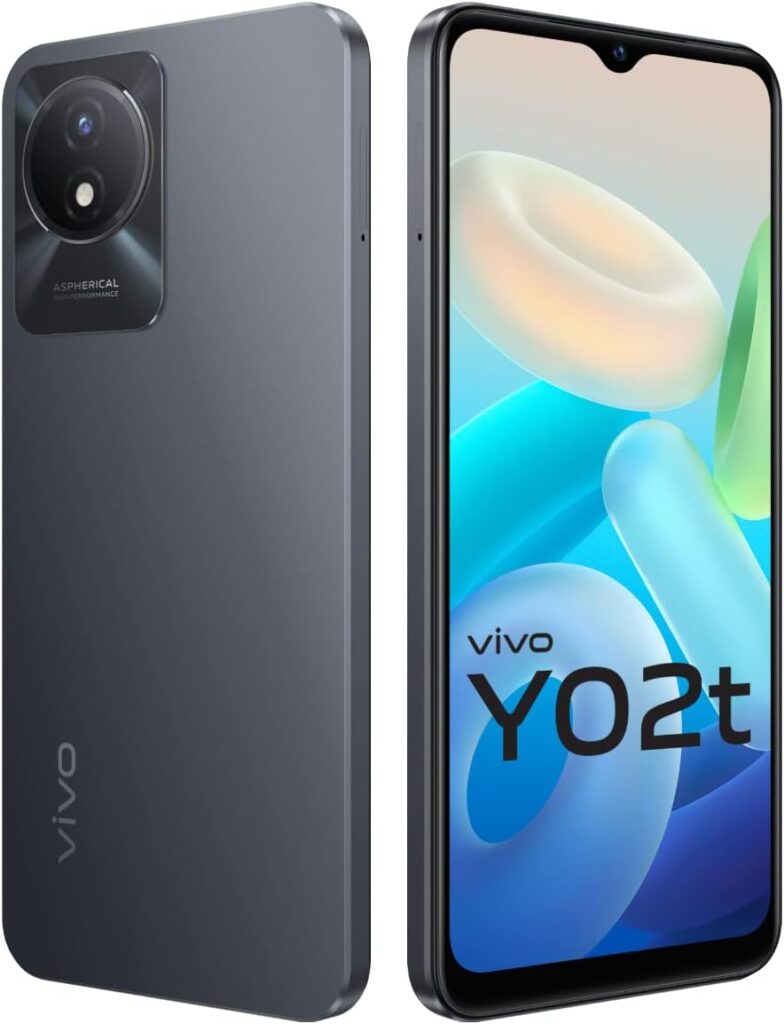 Vivo Y02t (Cosmic Grey, 4GB RAM, 64GB Storage) with No Cost EMI/Additional Exchange Offers